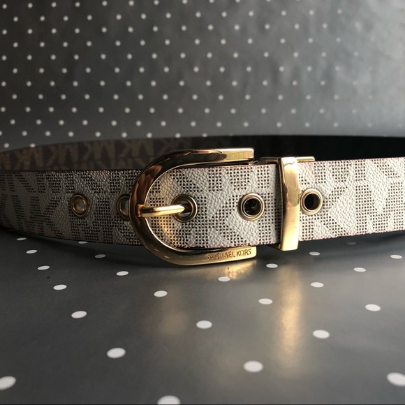 Michael Kors reversible belt brown/white L and XL - Picture 4 of 7